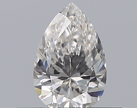0.3 Carat Pear Natural Diamond with  Cut Diamond in 14KT  view 1
