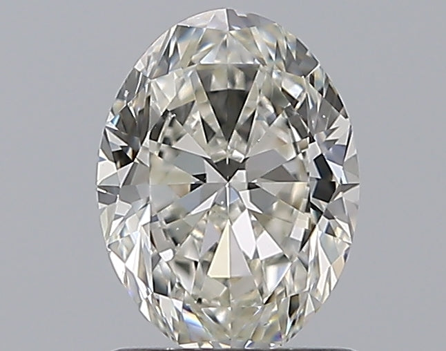 1.2 Carat Oval Natural Diamond with  Cut Diamond in 14KT  view 1
