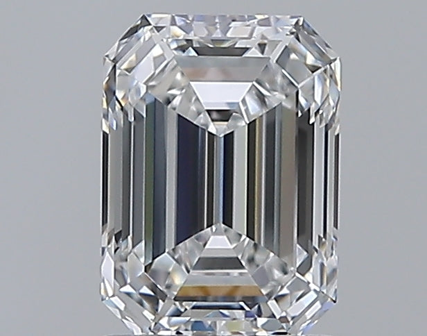 1.21 Carat Emerald Natural Diamond with  Cut Diamond in 14KT  view 1
