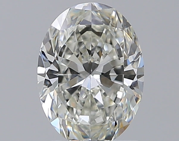1.3 Carat Oval Natural Diamond with  Cut Diamond in 14KT  view 1
