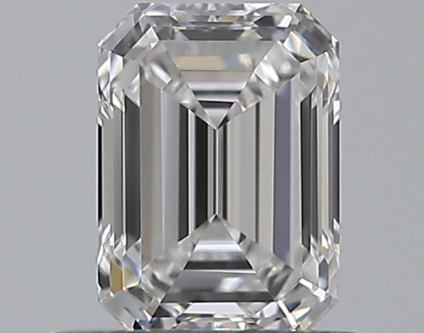 0.54 Carat Emerald Natural Diamond with  Cut Diamond in 14KT  view 1
