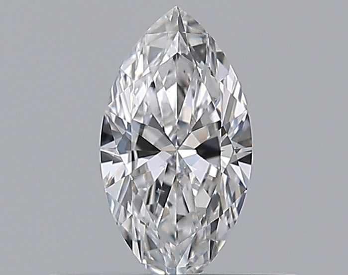 0.3 Carat Marquise Natural Diamond with  Cut Diamond in 14KT  view 1
