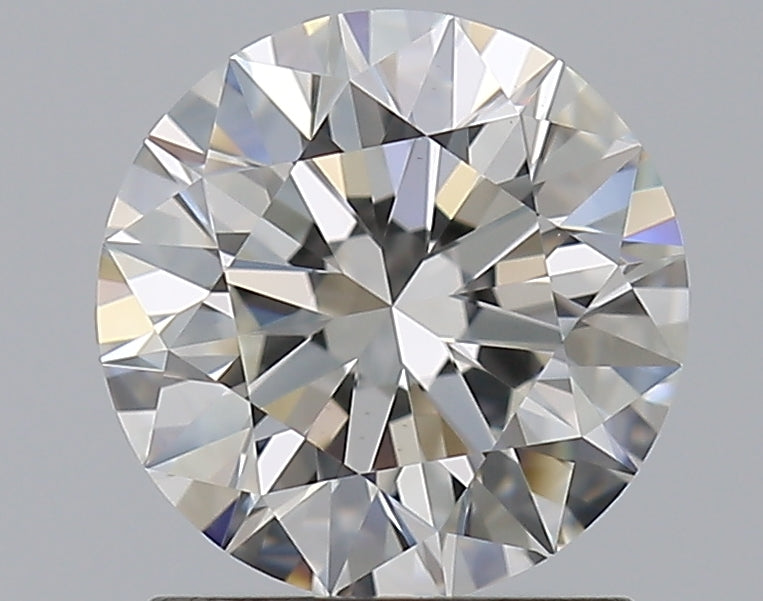 1.4 Carat Round Natural Diamond with  Cut Diamond in 14KT  view 1
