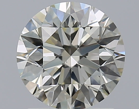 1.5 Carat Round Natural Diamond with  Cut Diamond in 14KT  view 1
