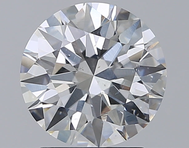 2.01 Carat Round Natural Diamond with  Cut Diamond in 14KT  view 1
