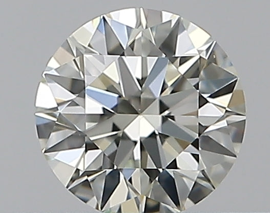 0.3 Carat Round Natural Diamond with  Cut Diamond in 14KT  view 1
