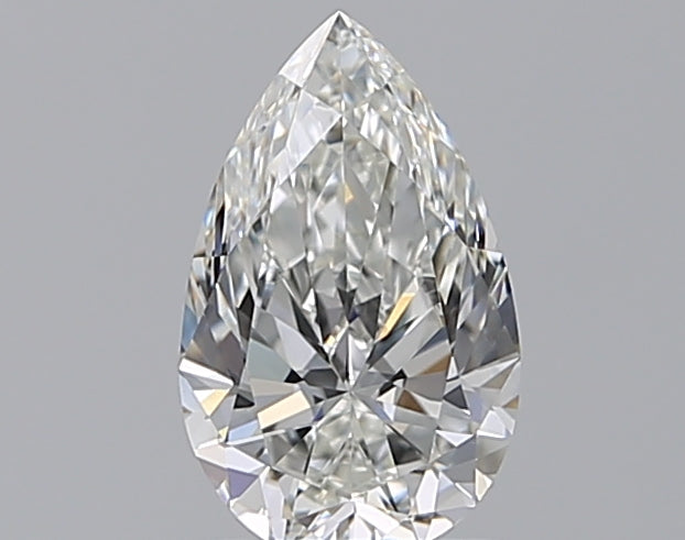 1.3 Carat Pear Natural Diamond with  Cut Diamond in 14KT  view 1
