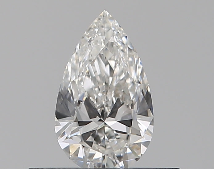 0.31 Carat Pear Natural Diamond with  Cut Diamond in 14KT  view 1
