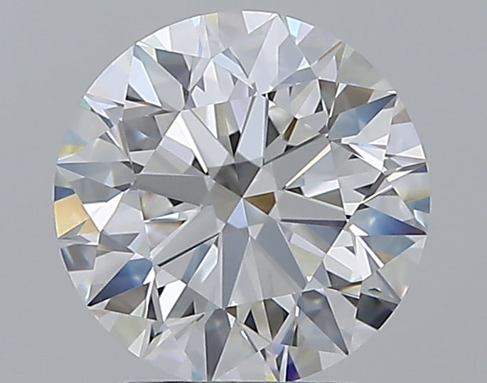2.01 Carat Round Natural Diamond with  Cut Diamond in 14KT  view 1
