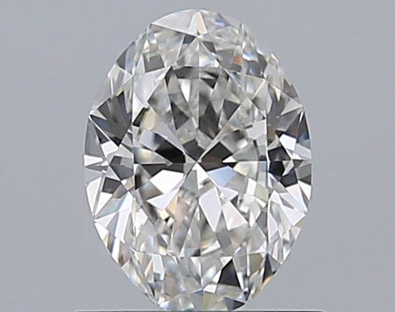 0.8 Carat Oval Natural Diamond with  Cut Diamond in 14KT  view 1
