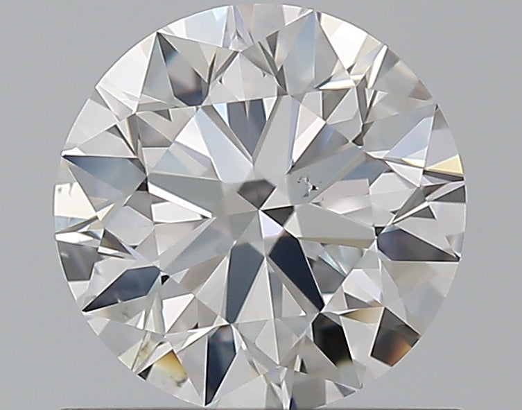 0.8 Carat Round Natural Diamond with  Cut Diamond in 14KT  view 1
