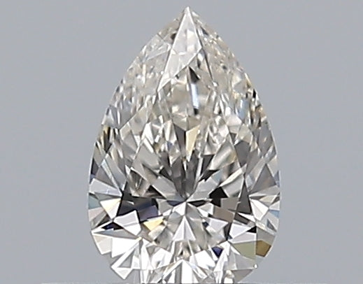 0.3 Carat Pear Natural Diamond with  Cut Diamond in 14KT  view 1
