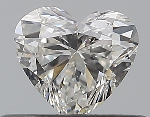0.3 Carat Heart Natural Diamond with  Cut Diamond in 14KT  view 1
