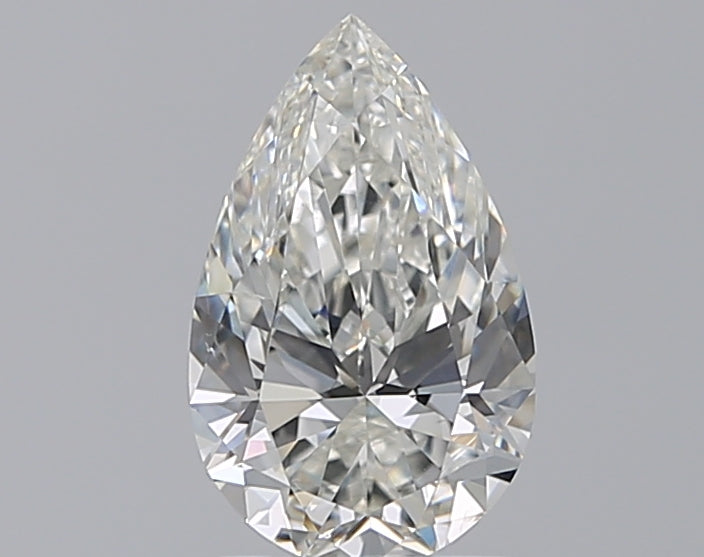 1.79 Carat Pear Natural Diamond with  Cut Diamond in 14KT  view 1
