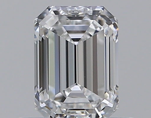 0.5 Carat Emerald Natural Diamond with  Cut Diamond in 14KT  view 1

