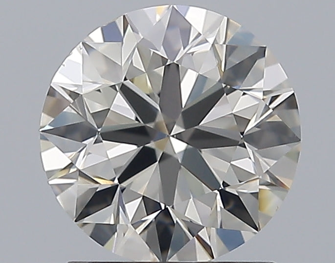 1.5 Carat Round Natural Diamond with  Cut Diamond in 14KT  view 1
