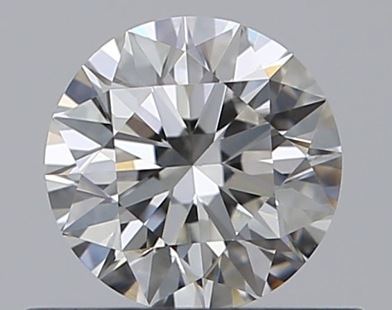 0.5 Carat Round Natural Diamond with  Cut Diamond in 14KT  view 1
