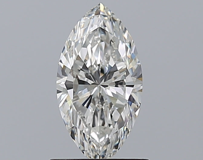 0.9 Carat Marquise Natural Diamond with  Cut Diamond in 14KT  view 1

