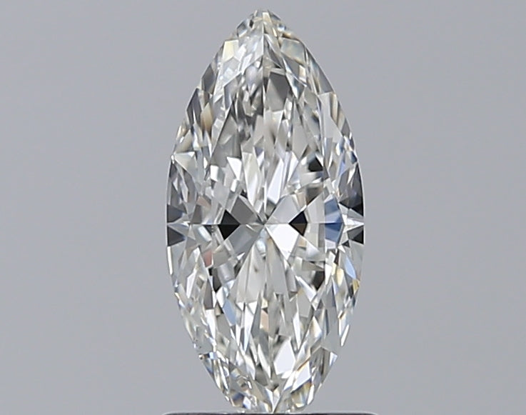 0.9 Carat Marquise Natural Diamond with  Cut Diamond in 14KT  view 1
