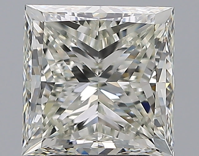 3.2 Carat Princess Natural Diamond with  Cut Diamond in 14KT  view 1
