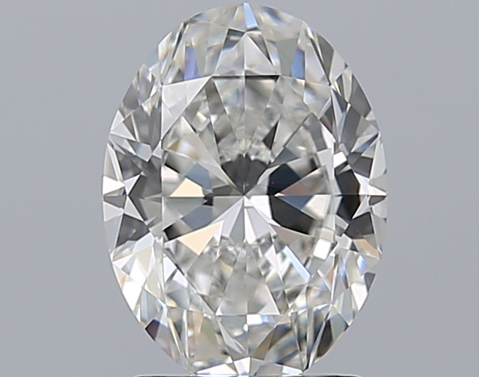 2.02 Carat Oval Natural Diamond with  Cut Diamond in 14KT  view 1
