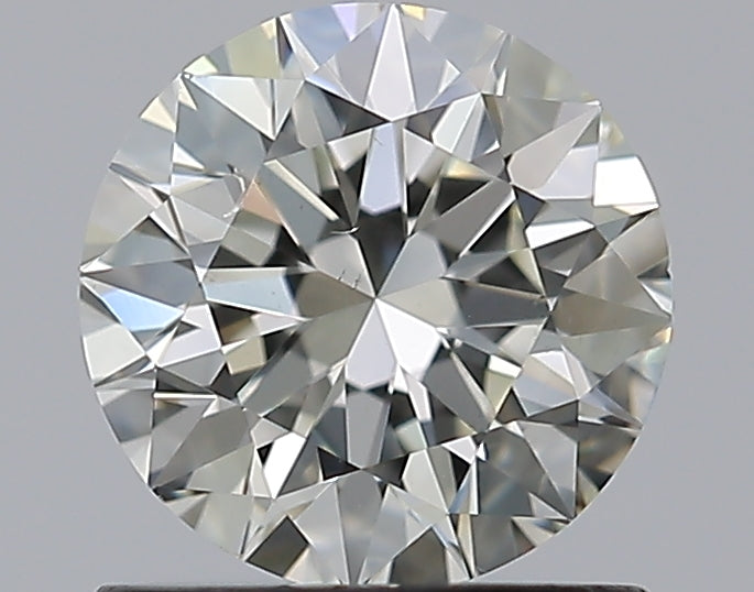 1.0 Carat Round Natural Diamond with  Cut Diamond in 14KT  view 1
