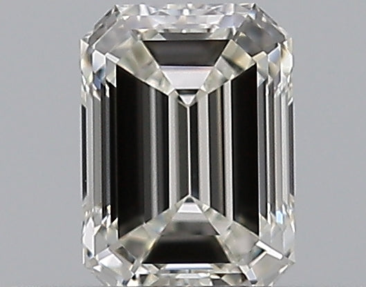 0.31 Carat Emerald Natural Diamond with  Cut Diamond in 14KT  view 1
