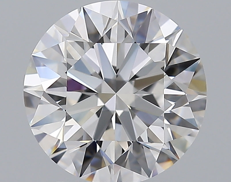 2.6 Carat Round Natural Diamond with  Cut Diamond in 14KT  view 1
