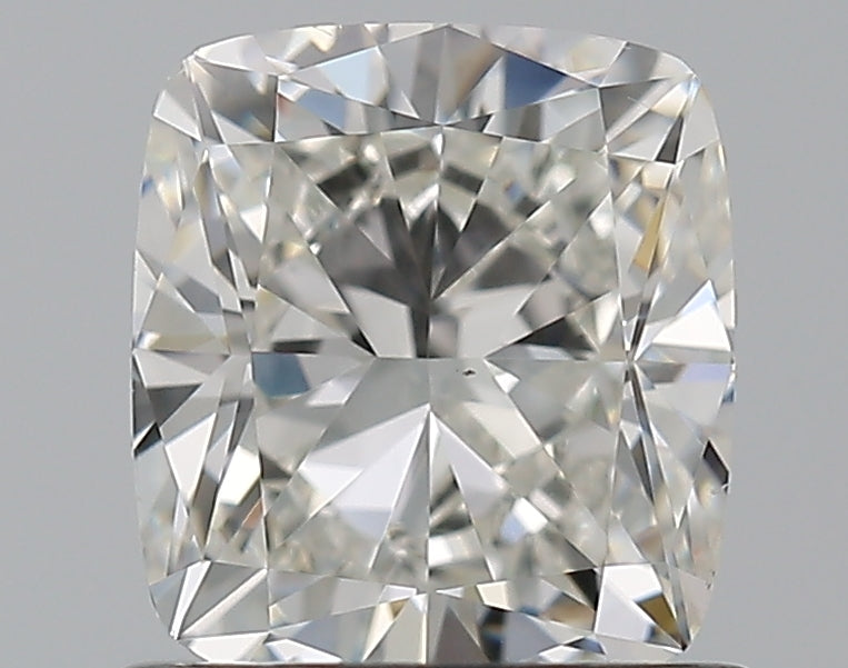 1.0 Carat Cushion Natural Diamond with  Cut Diamond in 14KT  view 1
