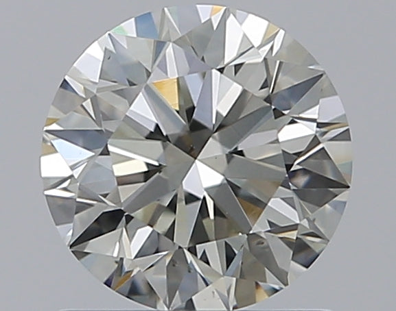 1.1 Carat Round Natural Diamond with  Cut Diamond in 14KT  view 1
