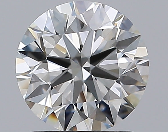 1.25 Carat Round Natural Diamond with  Cut Diamond in 14KT  view 1
