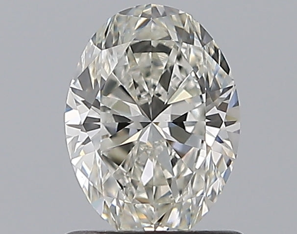 1.01 Carat Oval Natural Diamond with  Cut Diamond in 14KT  view 1
