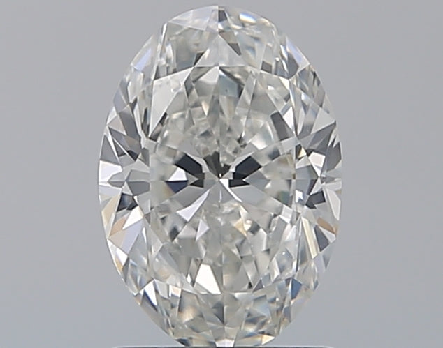 1.5 Carat Oval Natural Diamond with  Cut Diamond in 14KT  view 1
