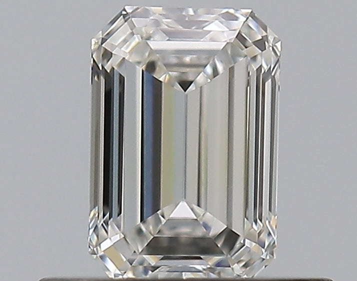 0.47 Carat Emerald Natural Diamond with  Cut Diamond in 14KT  view 1
