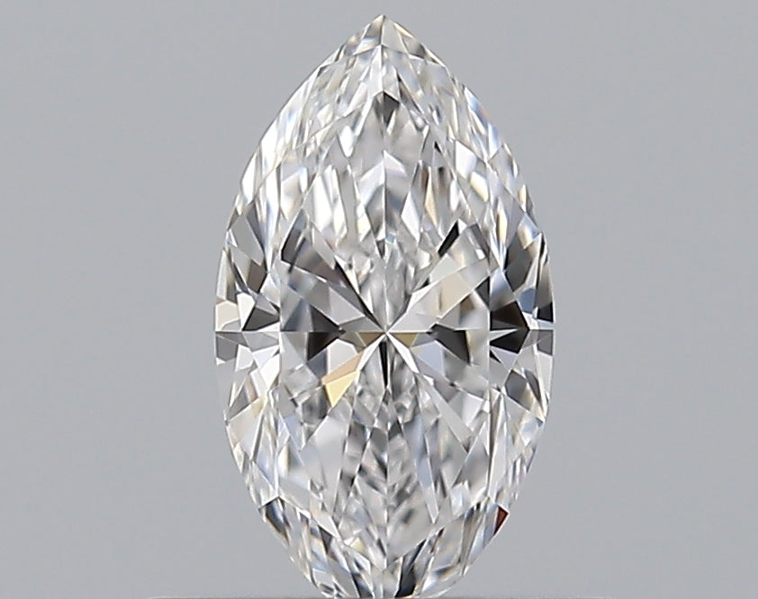 0.51 Carat Marquise Natural Diamond with  Cut Diamond in 14KT  view 1
