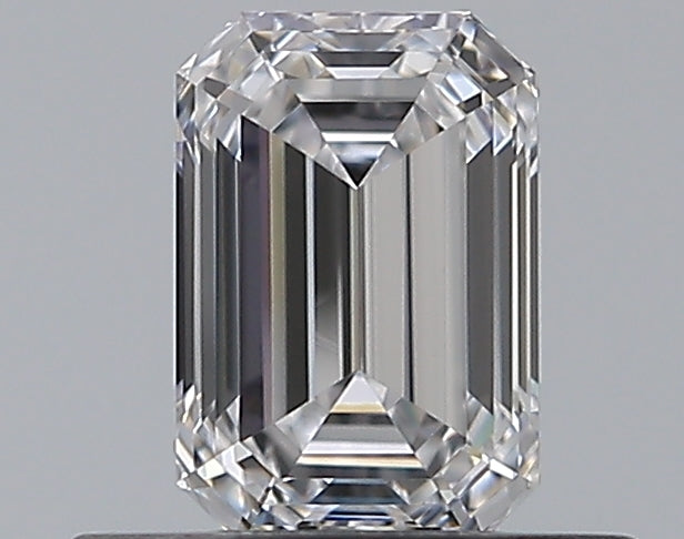 0.51 Carat Emerald Natural Diamond with  Cut Diamond in 14KT  view 1
