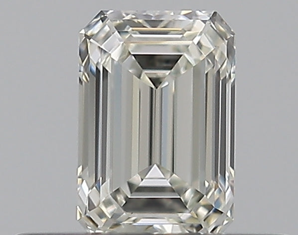 0.3 Carat Emerald Natural Diamond with  Cut Diamond in 14KT  view 1
