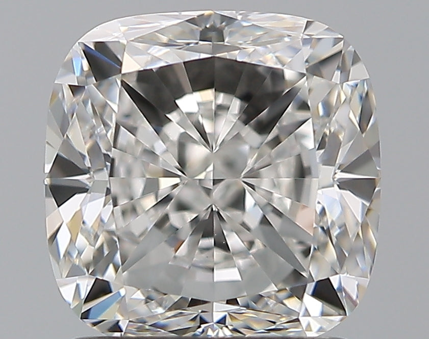 1.71 Carat Cushion Natural Diamond with  Cut Diamond in 14KT  view 1
