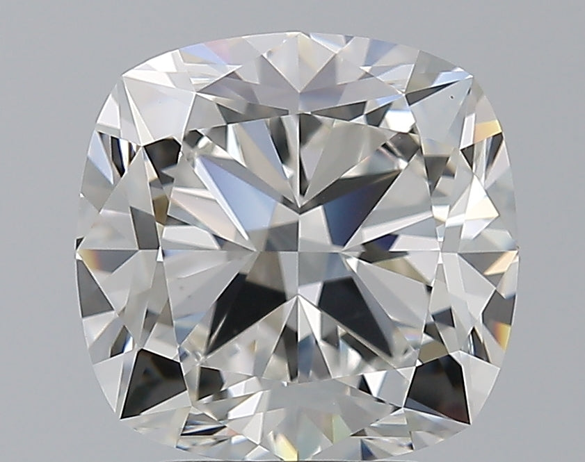 4.5 Carat Cushion Natural Diamond with  Cut Diamond in 14KT  view 1
