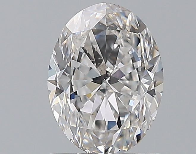 1.2 Carat Oval Natural Diamond with  Cut Diamond in 14KT  view 1
