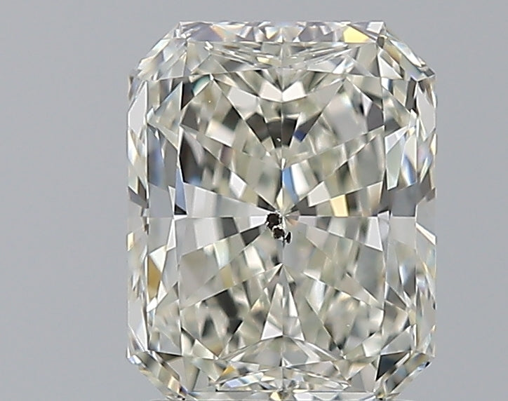 2.0 Carat Radiant Natural Diamond with  Cut Diamond in 14KT  view 1
