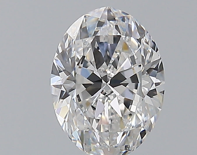 1.2 Carat Oval Natural Diamond with  Cut Diamond in 14KT  view 1
