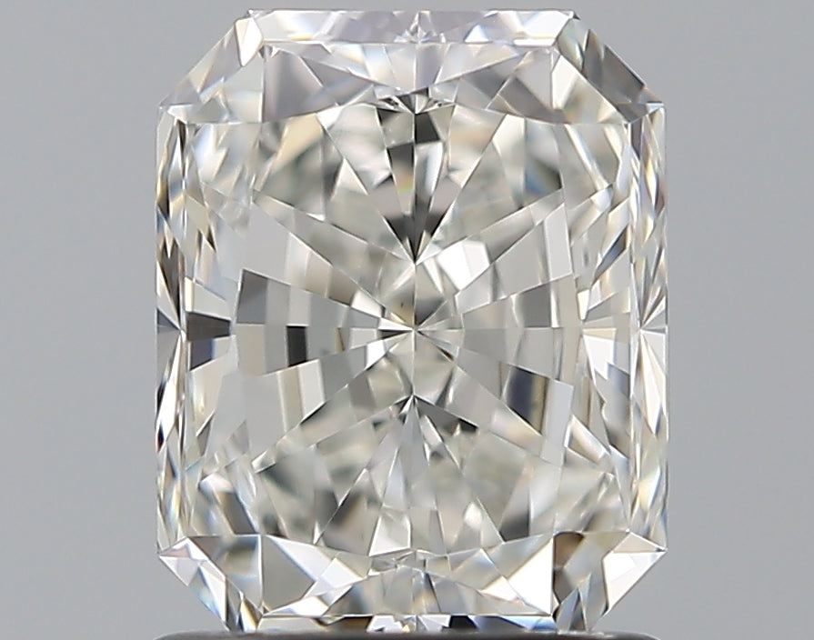 1.4 Carat Radiant Natural Diamond with  Cut Diamond in 14KT  view 1
