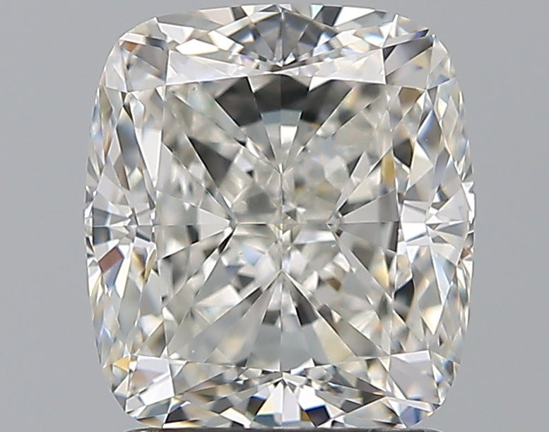 2.01 Carat Cushion Natural Diamond with  Cut Diamond in 14KT  view 1
