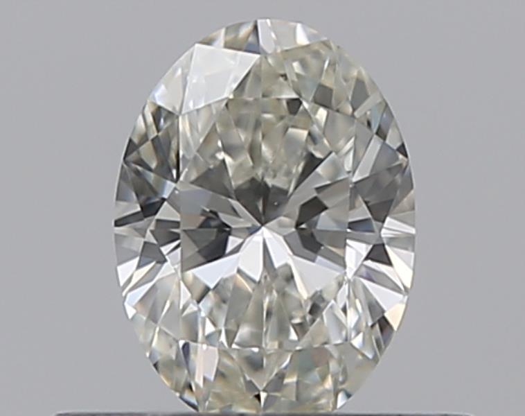 0.3 Carat Oval Natural Diamond with  Cut Diamond in 14KT  view 1
