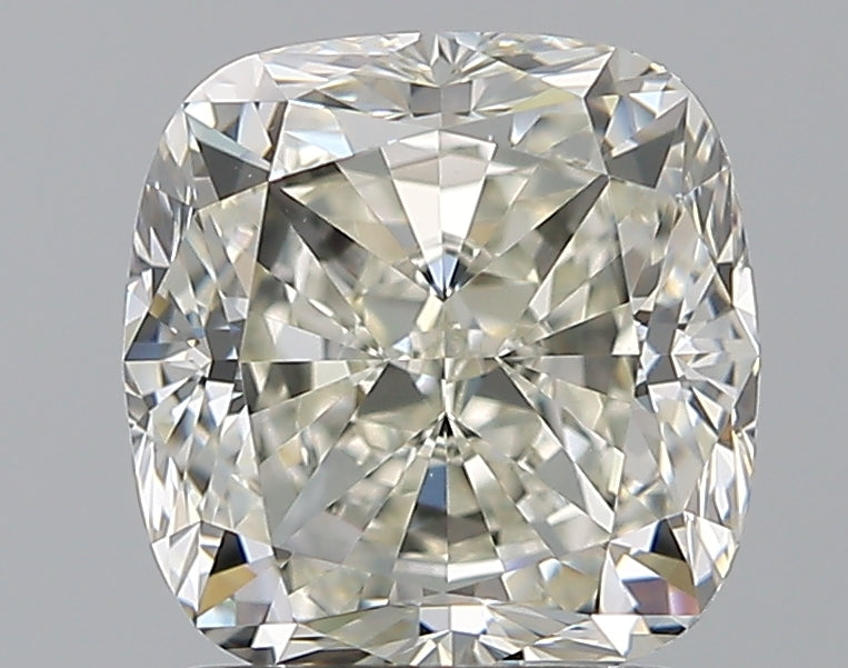 2.01 Carat Cushion Natural Diamond with  Cut Diamond in 14KT  view 1
