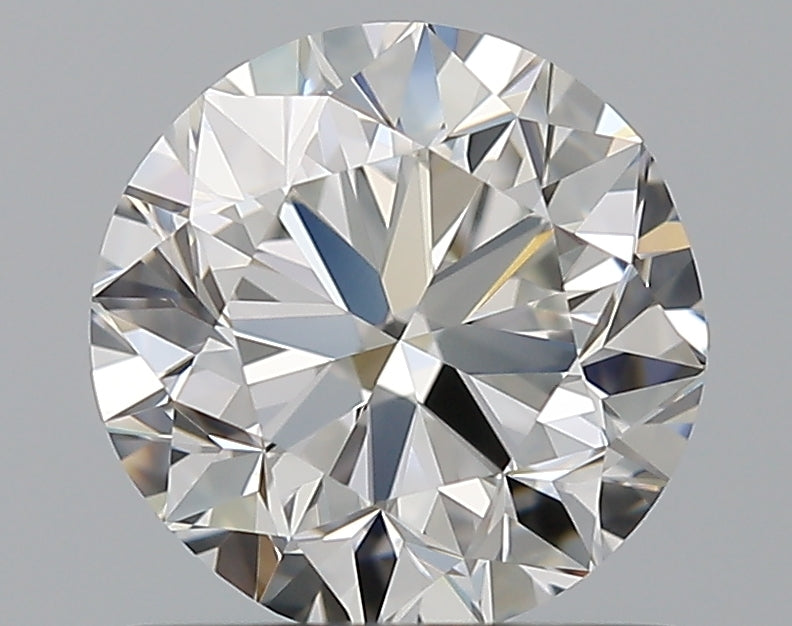 1.0 Carat Round Natural Diamond with  Cut Diamond in 14KT  view 1
