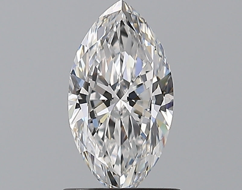 1.0 Carat Marquise Natural Diamond with  Cut Diamond in 14KT  view 1
