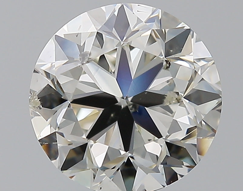 2.0 Carat Round Natural Diamond with  Cut Diamond in 14KT  view 1
