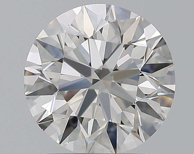 1.71 Carat Round Natural Diamond with  Cut Diamond in 14KT  view 1
